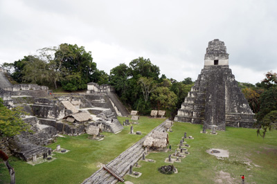 Gran Plaza from Temple II, Tikal, Guatemala 2016