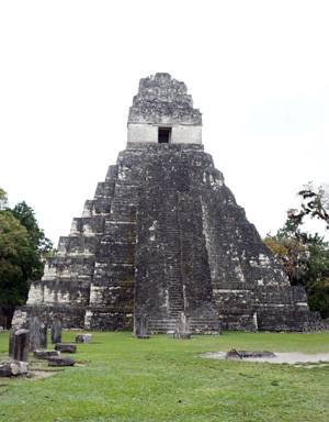 Temple I, from Gran Plaza, Tikal, Guatemala 2016