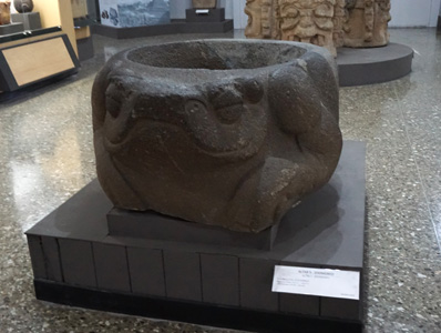 Frog-like Altar, Archaeological & Ethnological Museum, Guatemala 2016