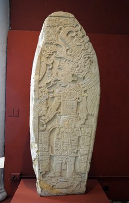 Stela 830AD, Archaeological & Ethnological Museum, Guatemala 2016