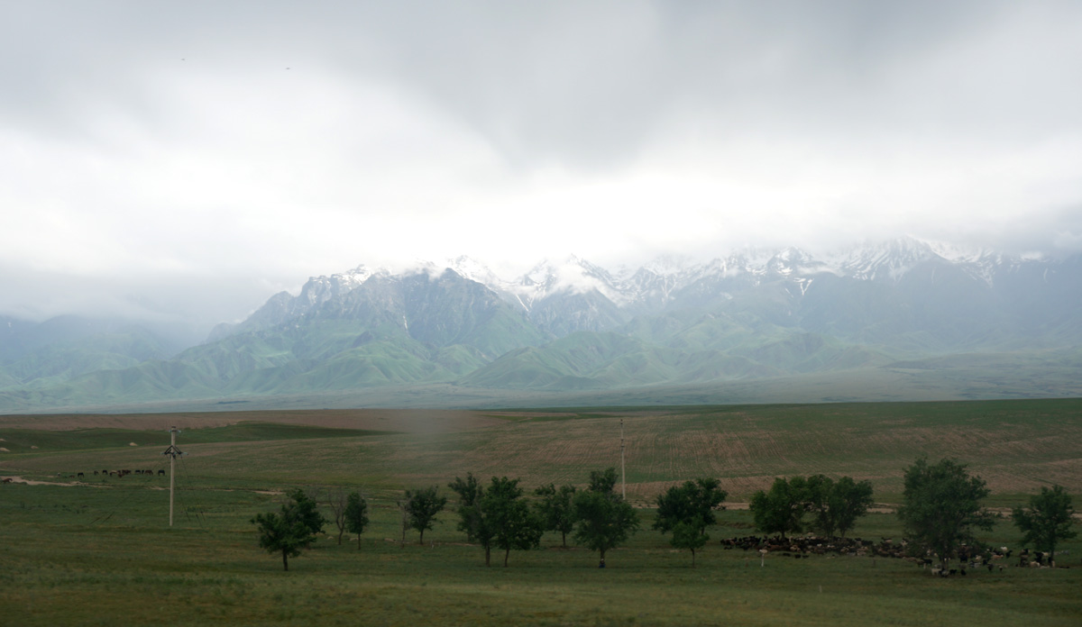 Almaty to Shymkent, Mountains to the South, 113 miles West of Bishkek