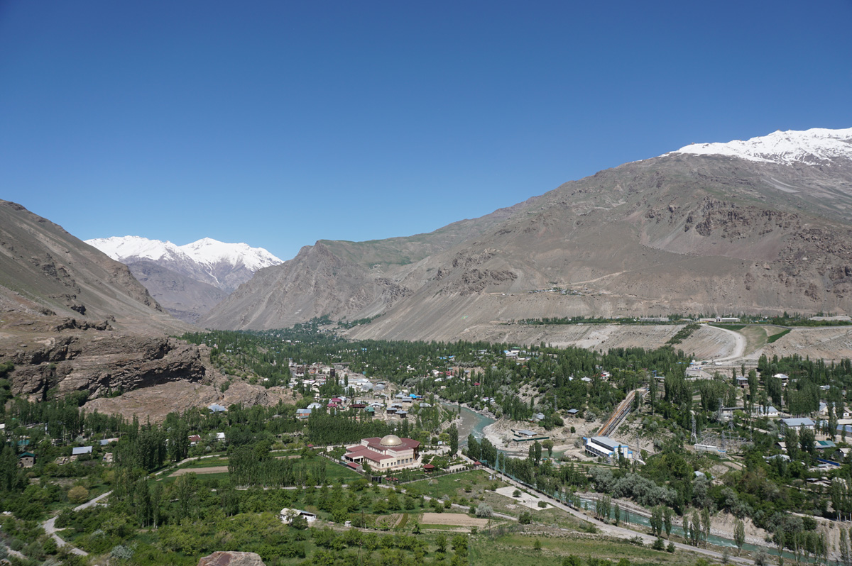 Khalaikhum-Khorog, View from Khorog Botanic Garden