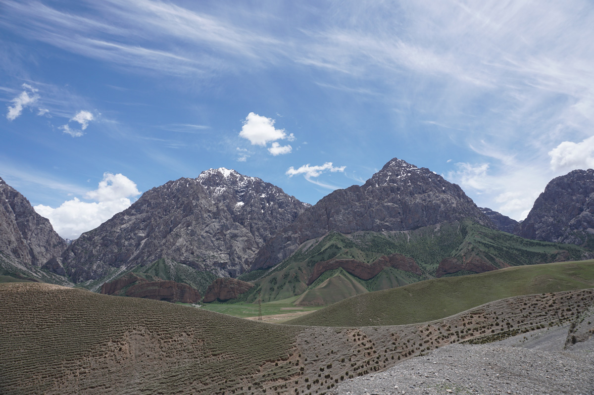 Border-Osh, 14 miles NE of Sary Tash