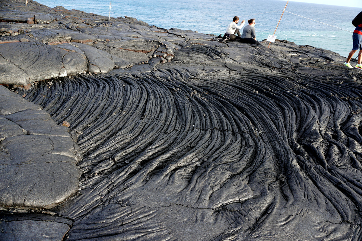 Lava Hike, Frozen lava like twisted cables