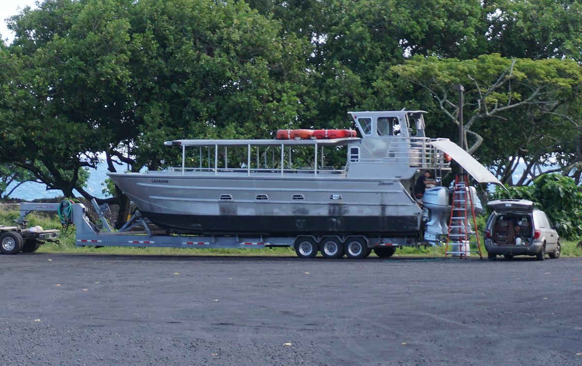Lava Cruise, The good ship "Lavaone"