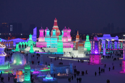 Site overview, Ice and Snow World, Harbin Ice & Snow Festival 2016