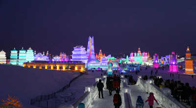 Site overview, Ice and Snow World, Harbin Ice & Snow Festival 2016