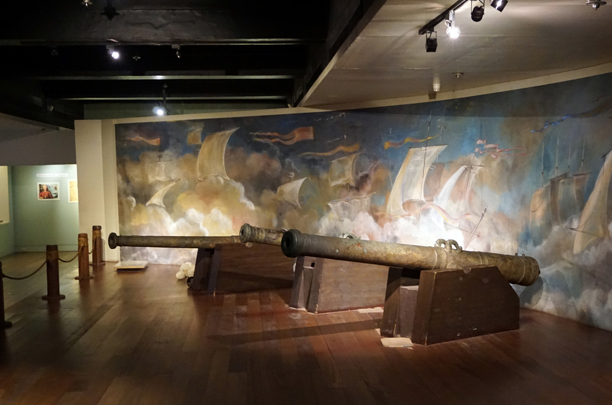 Manila Center, San Miguel Wreck (1600) guns