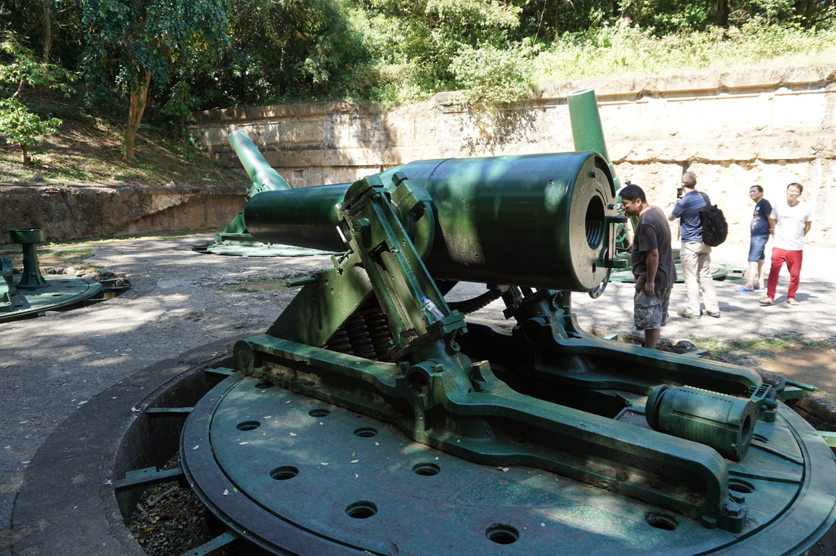 Corregidor, Battery Way: 12" mortar (~1912)