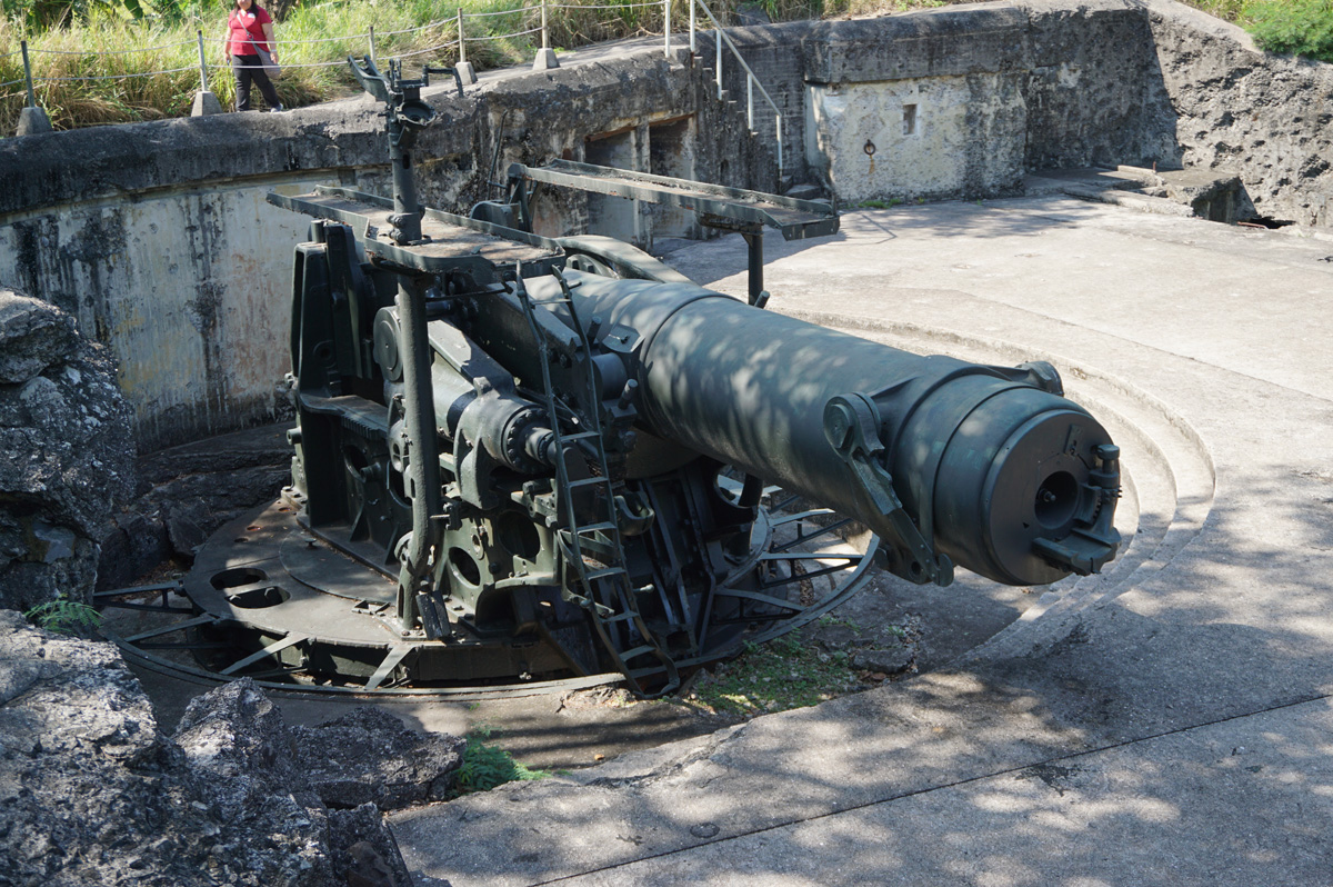 Corregidor, Battery Crockett: Invisible "pop up" gun