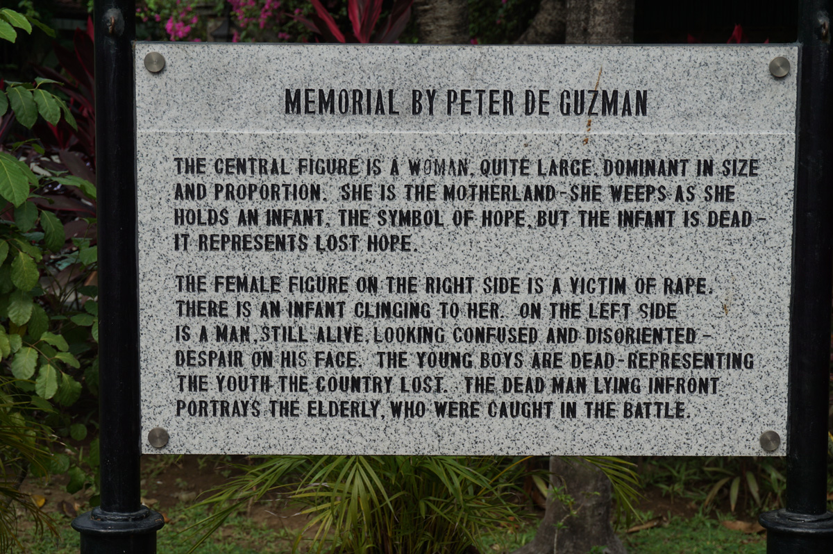 Intramuros, Manila 1945 Memorial