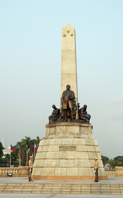 Jose Rizal Monument, Rizal Park, Manila Center, Philippines 2016