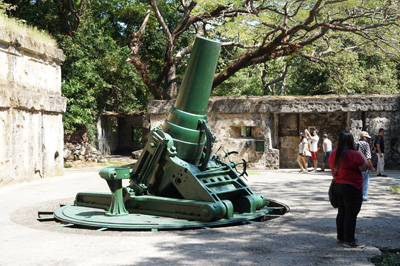 Battery Way: 12" mortar (~1912), Corregidor, Philippines 2016