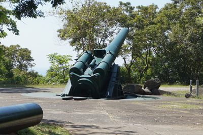 Battery Hearn: 12" gun (1917), Corregidor, Philippines 2016
