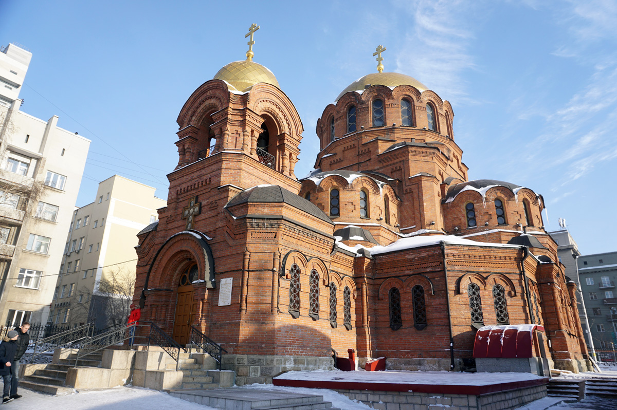 Around Novosibirsk, Alexander Nevsky Cathedral (1898)