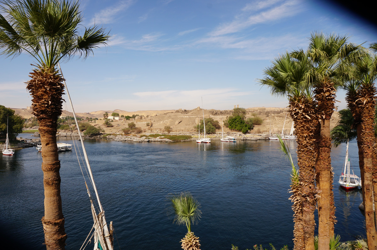 Aswan, Nile at Aswan