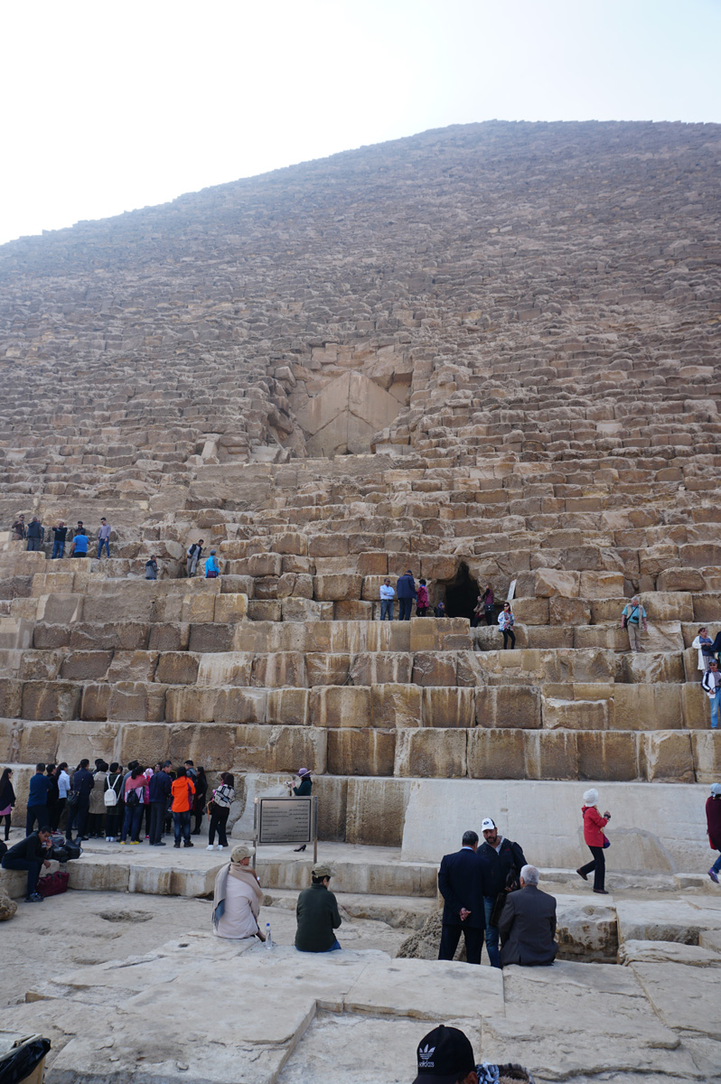 Giza: Pyramids & Sphinx, Great Pyramid Entrance