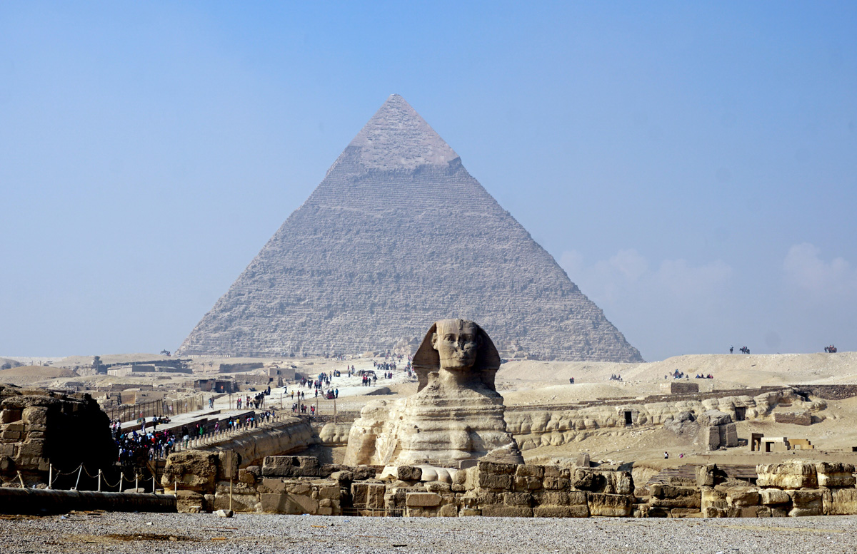 Giza: Pyramids & Sphinx