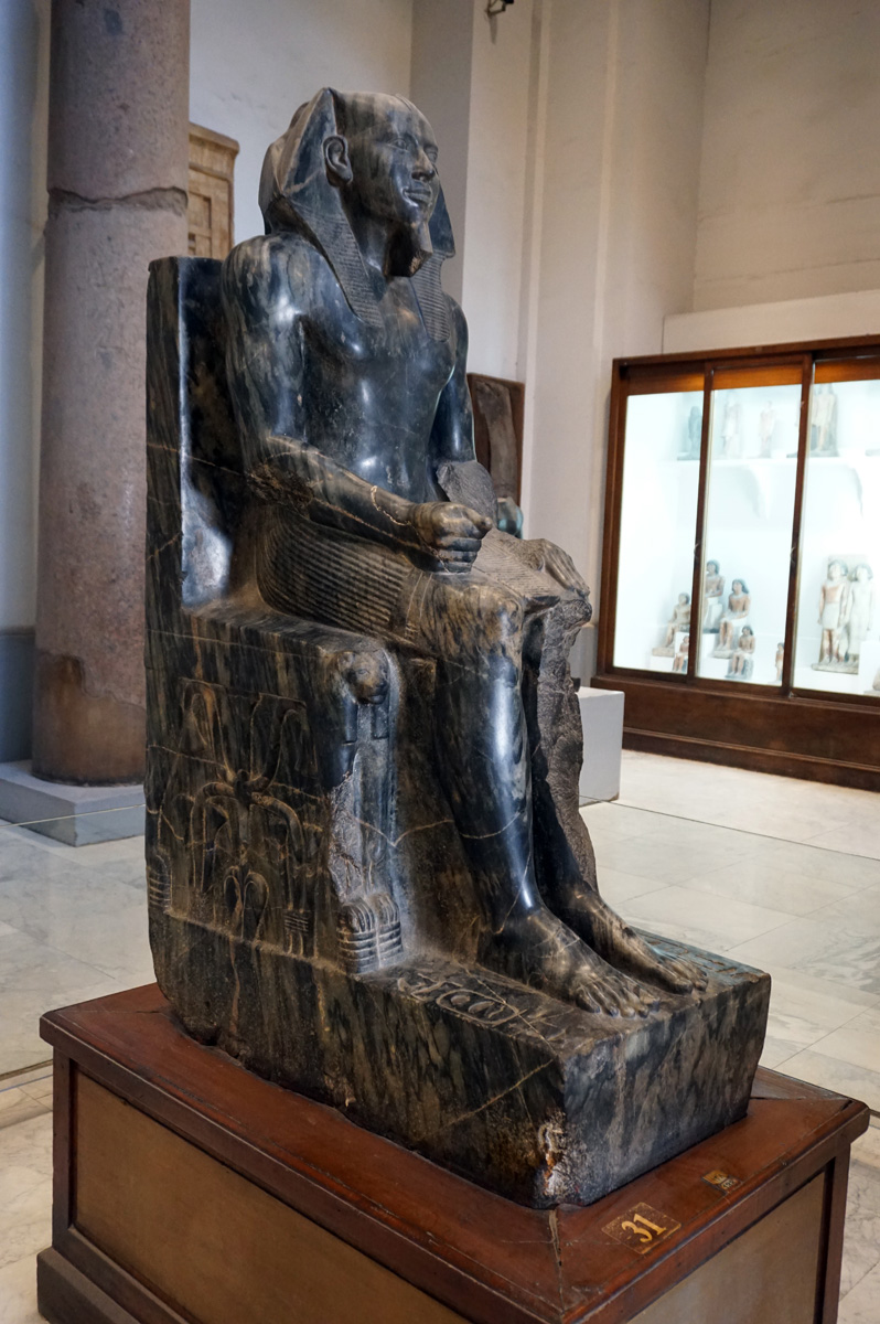 Egyptian Museum, King Chephren (aka Khafra)(~2500 BC)