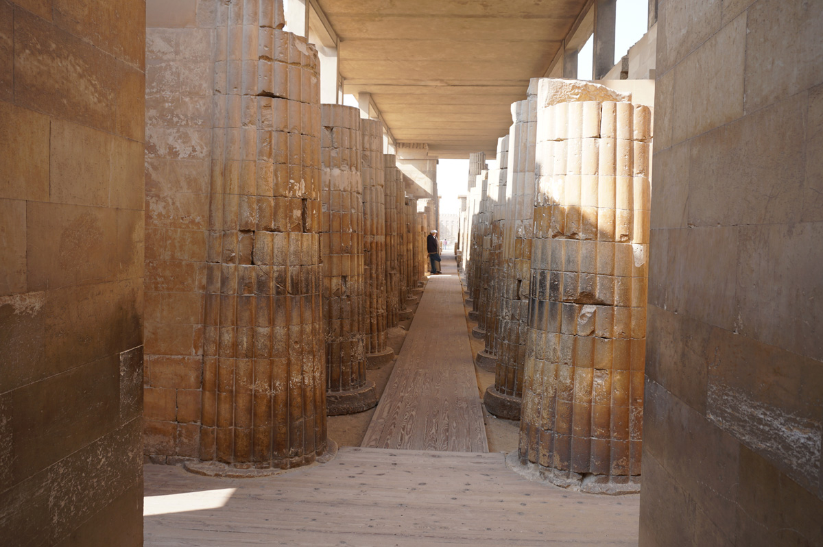 Dashur, Memphis and Sakkara, Temple ruin at Step Pyramid