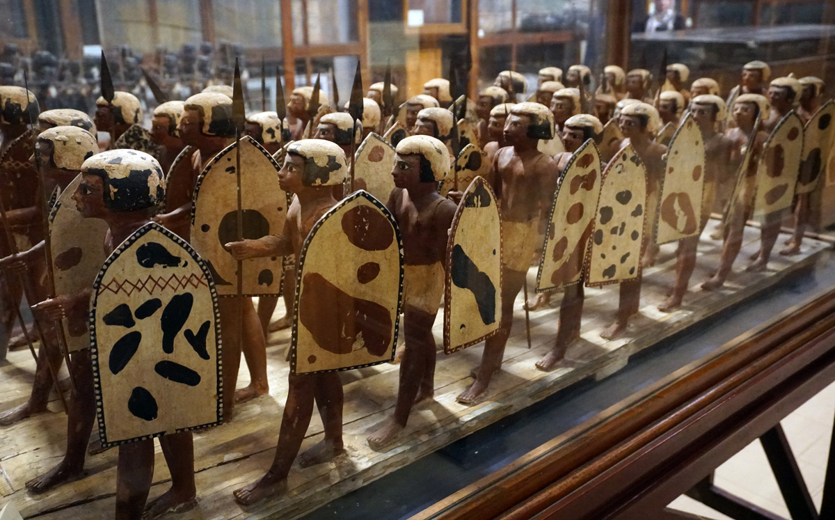 Egyptian Museum, Egyptian Spearmen (~2000 BC)