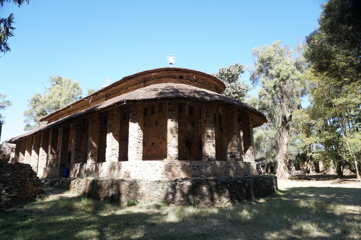 Debre Birhan Selassie Church, Church rear