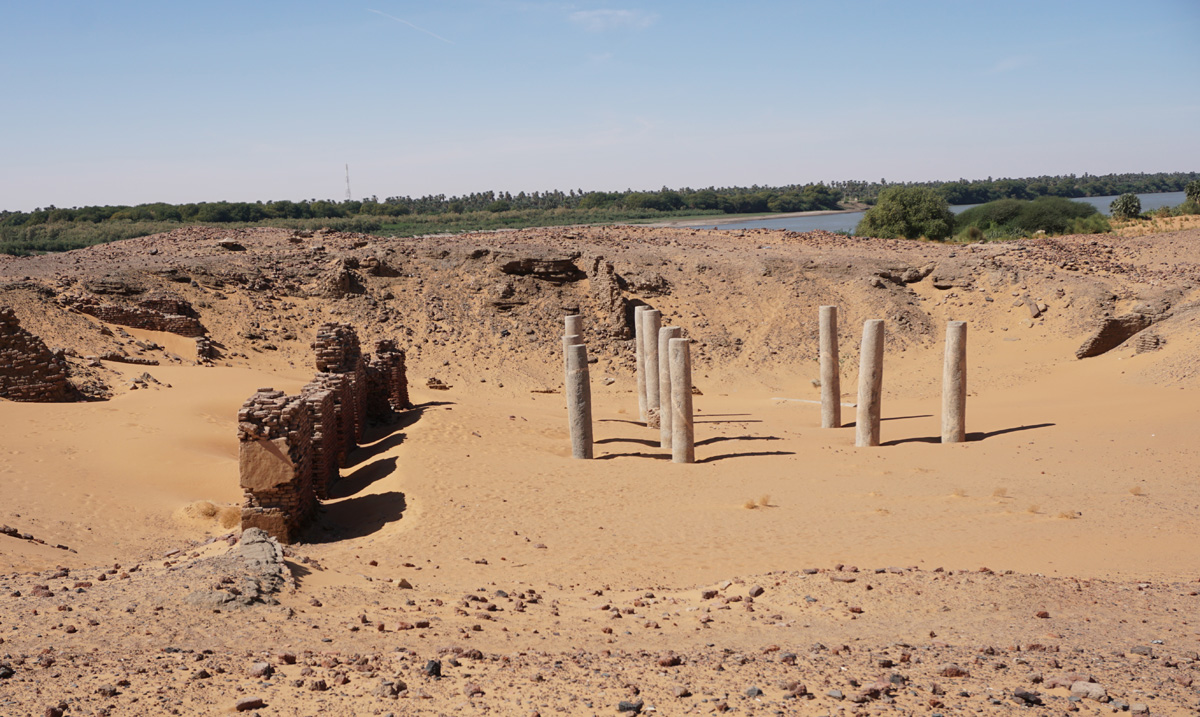 Old Dongola, Pillars from old Cathedral ?