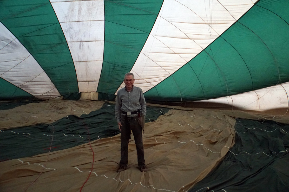 Balloon Safari, Scotsman inside the balloon
