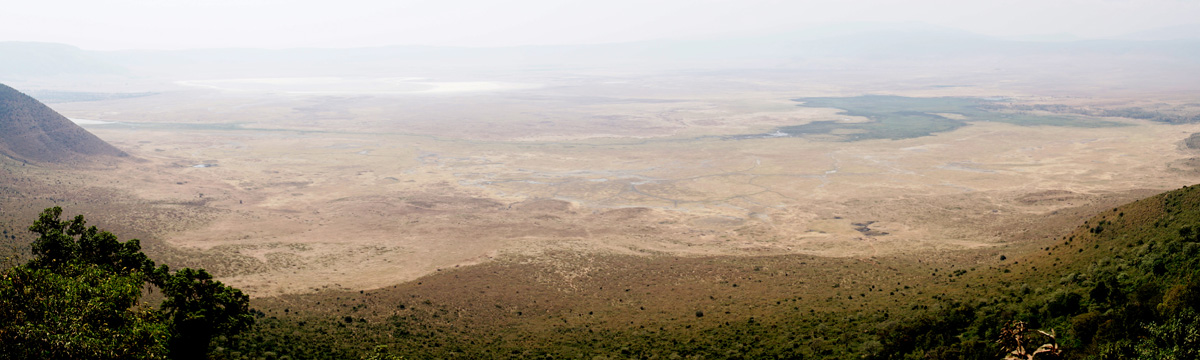 Tanzania 2016 - Ngorongoro Crater, Panorama view into Crater