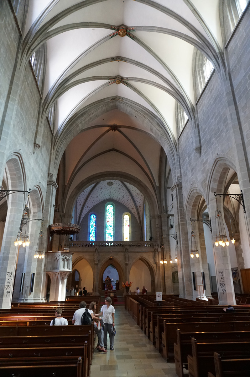 Zurich, Fraumunster Interior