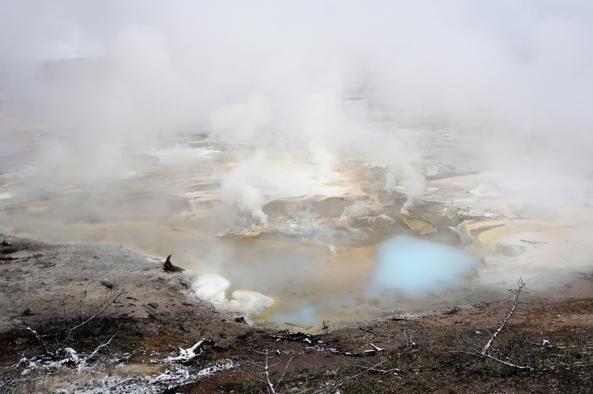 Norris Geyser Area, Porcelain Springs