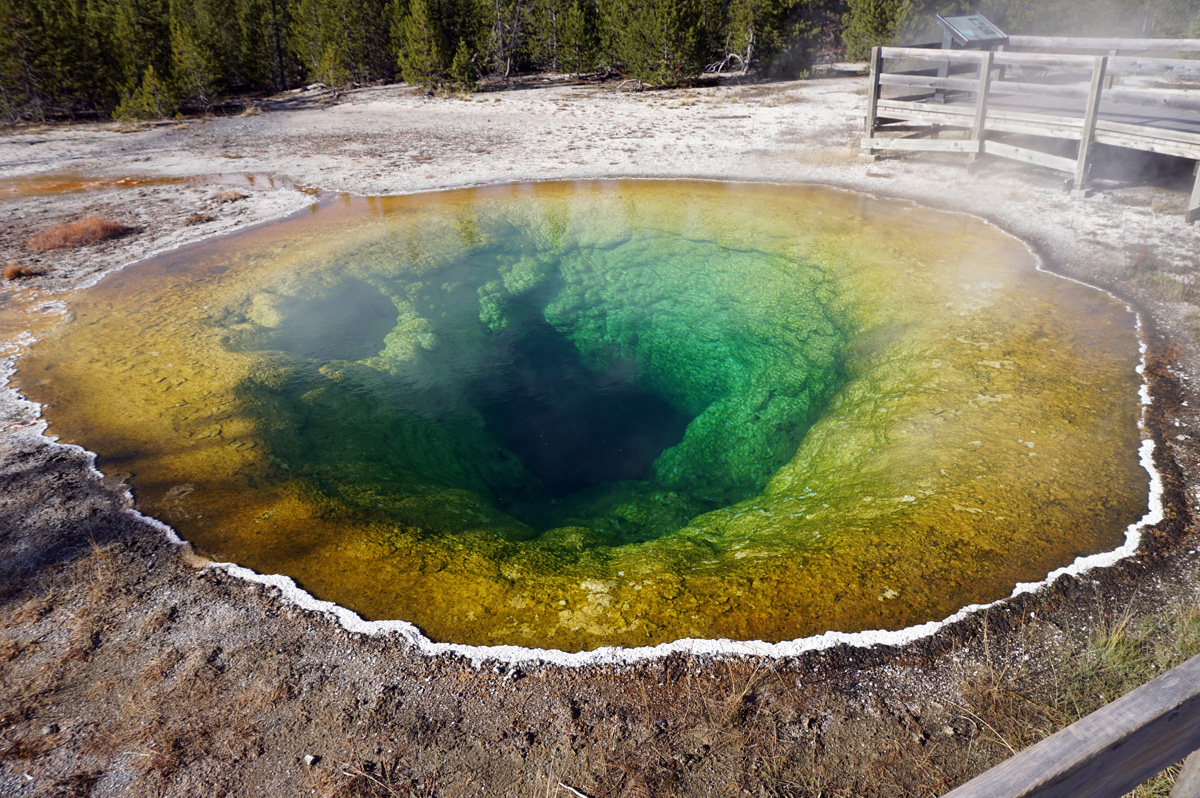 Upper Geyser Basin, Morning Glory Pool