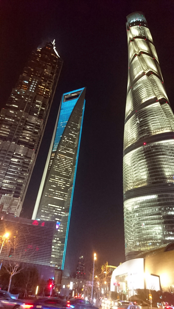 Shanghai, Arrival: The Three Giants