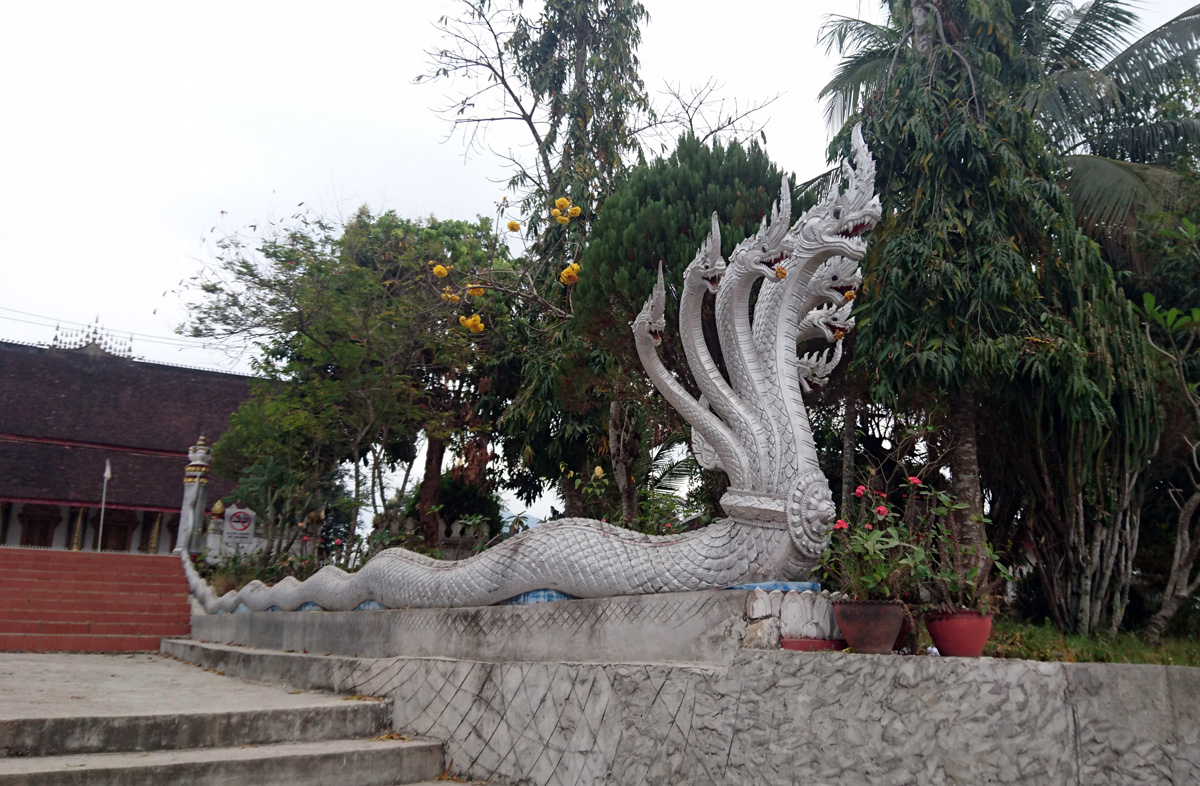 Vientiane, Multi headed Naga: A popular local theme