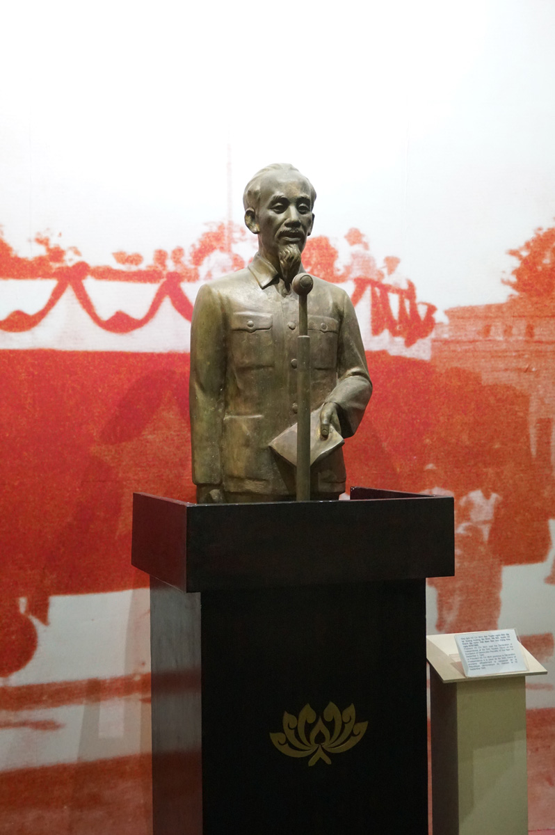 Museum of Vietnamese Revolution, Ho Chi Minh, declaring independence in 1945
