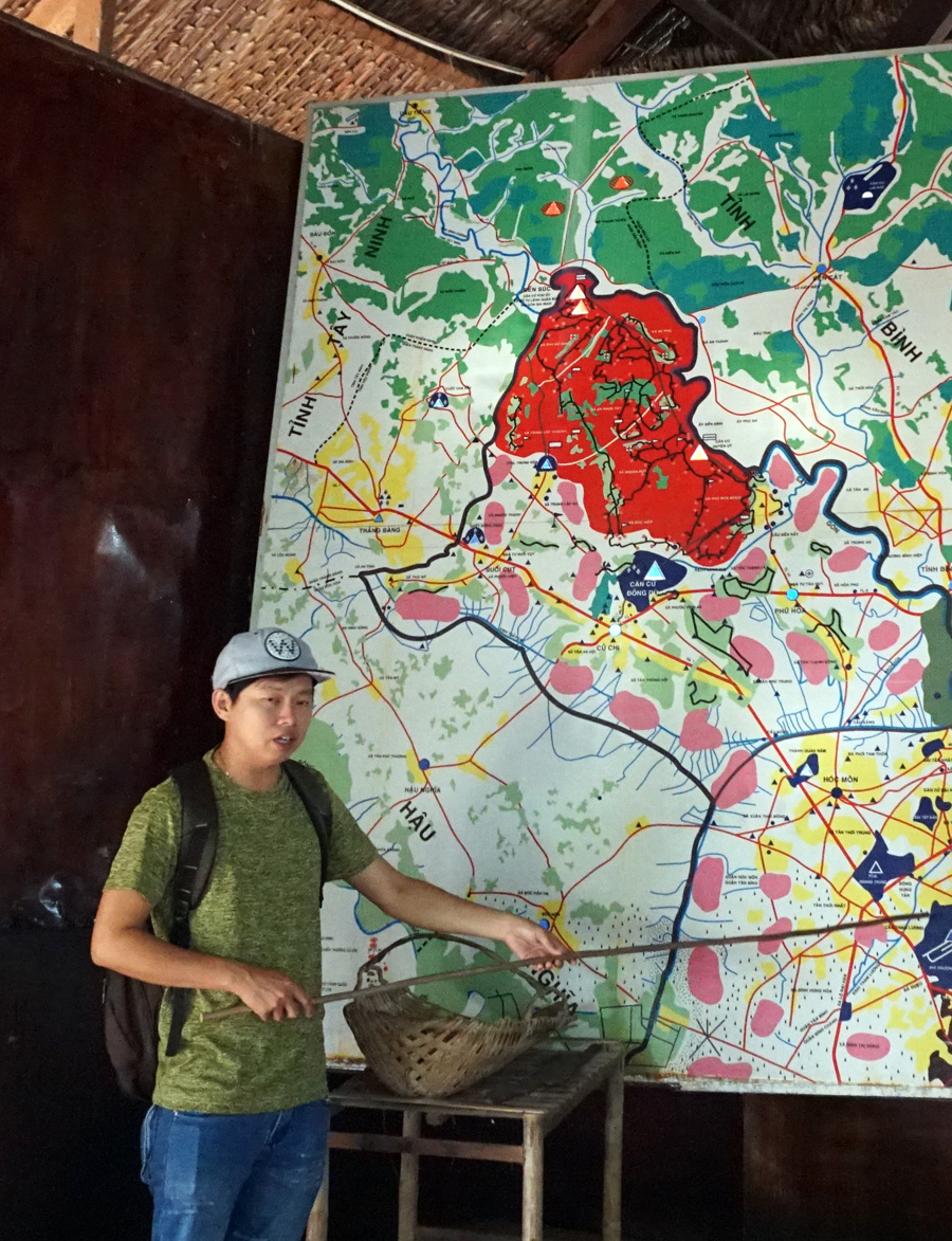 Cu Chi Tunnels, My esteemed guide, Fong