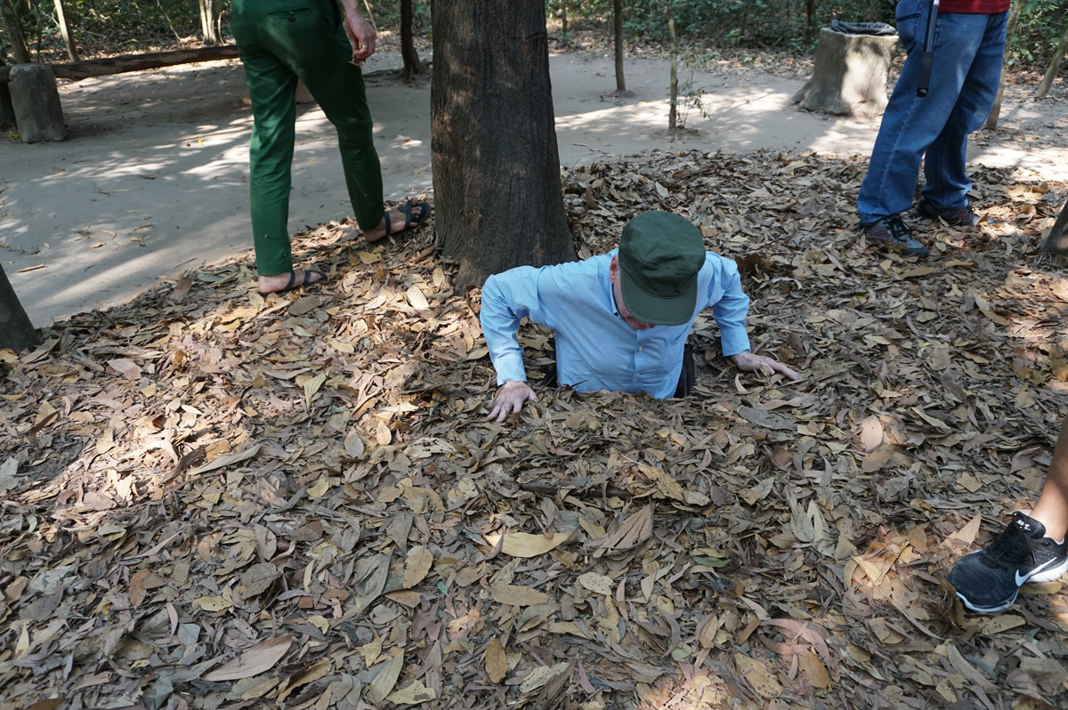 Cu Chi Tunnels, Disappearing and reappearing Scotsman