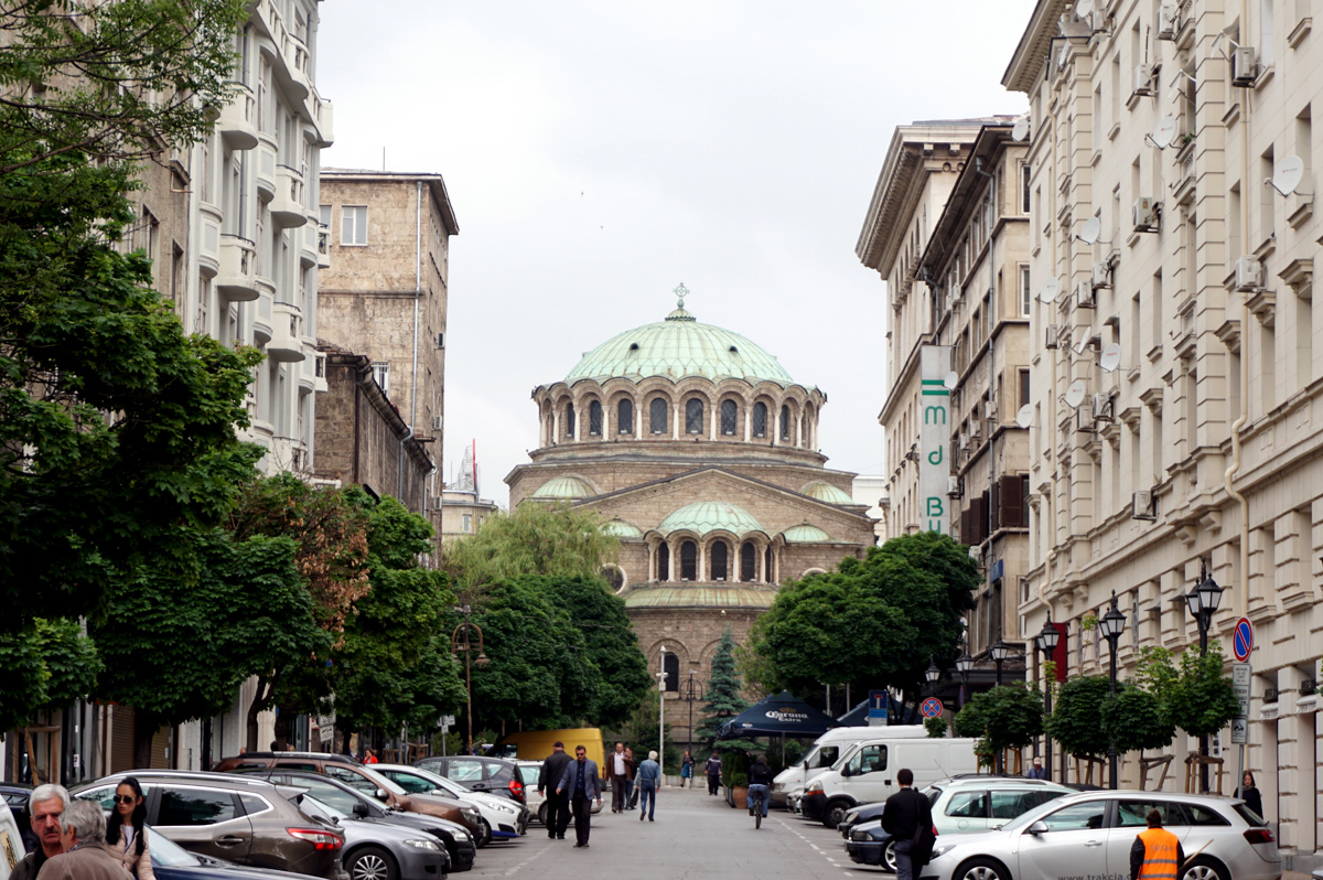 Sophia, Bulgaria, View to St Nedelia Cathedral (19th c)