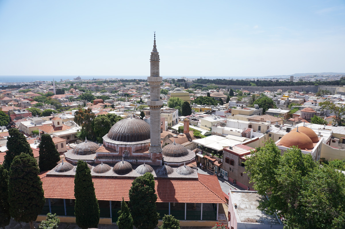 Around Rhodes, View from clock tower