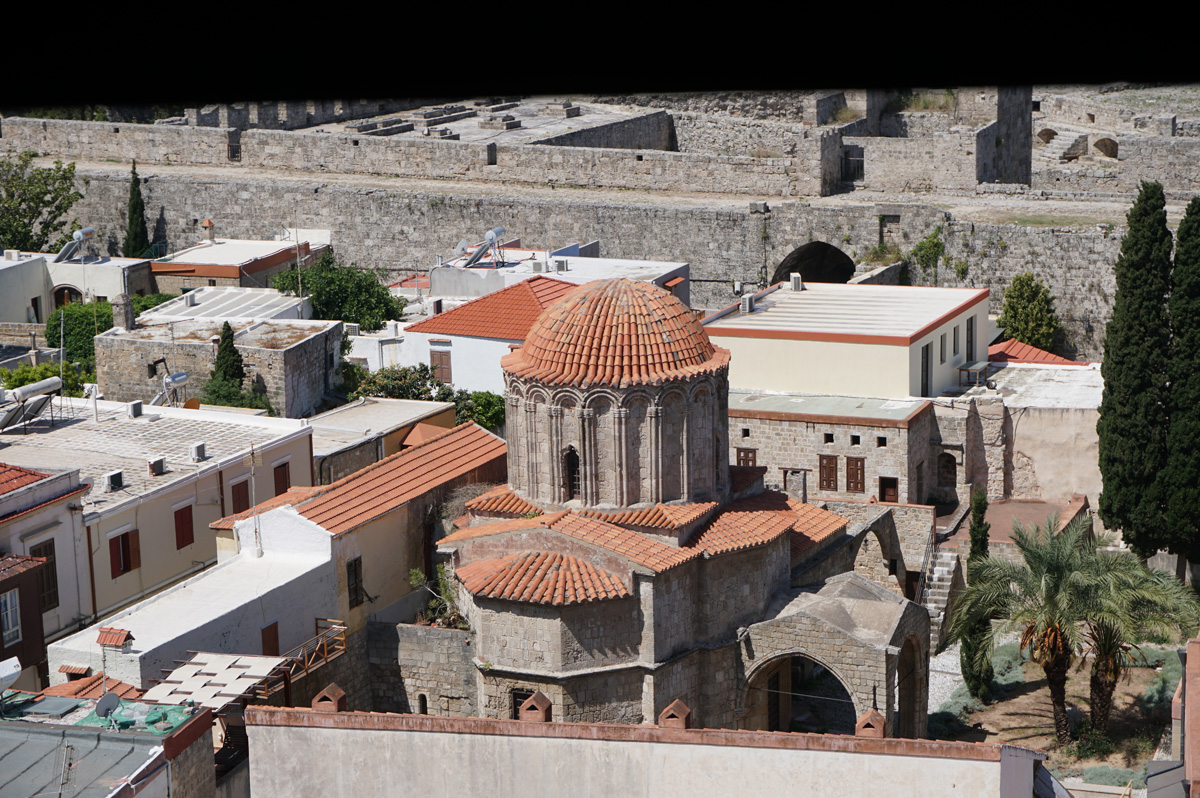 Around Rhodes, View from clock tower