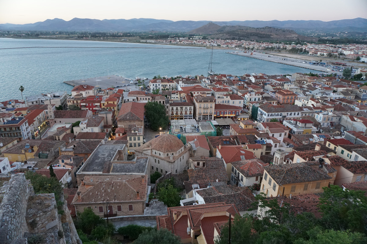 Nafplia, View from Nafplia Acropolis