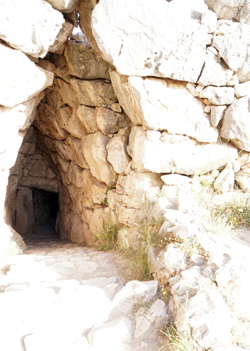 Mycenae, Entrance to Cistern