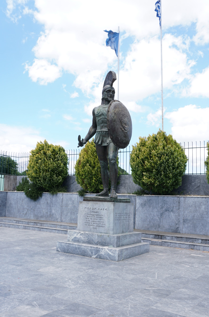 Sparta, Leonidas Statue