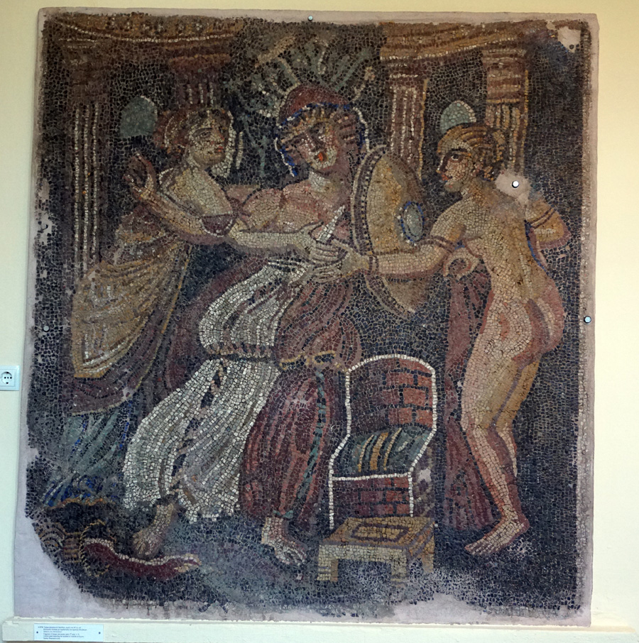 Sparta Archaeological Museum, Mosaic, 4th c AD