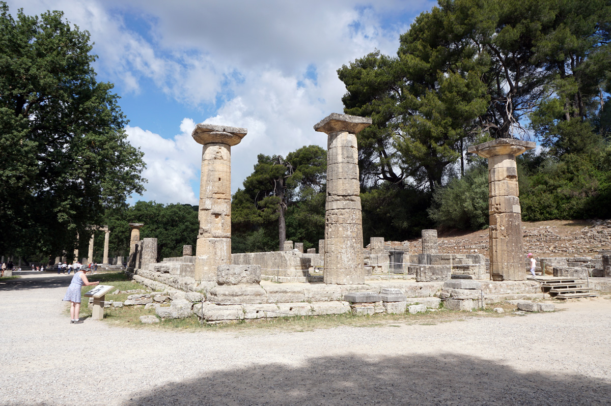 Olympia, Temple of Hera (from 7th c BC)