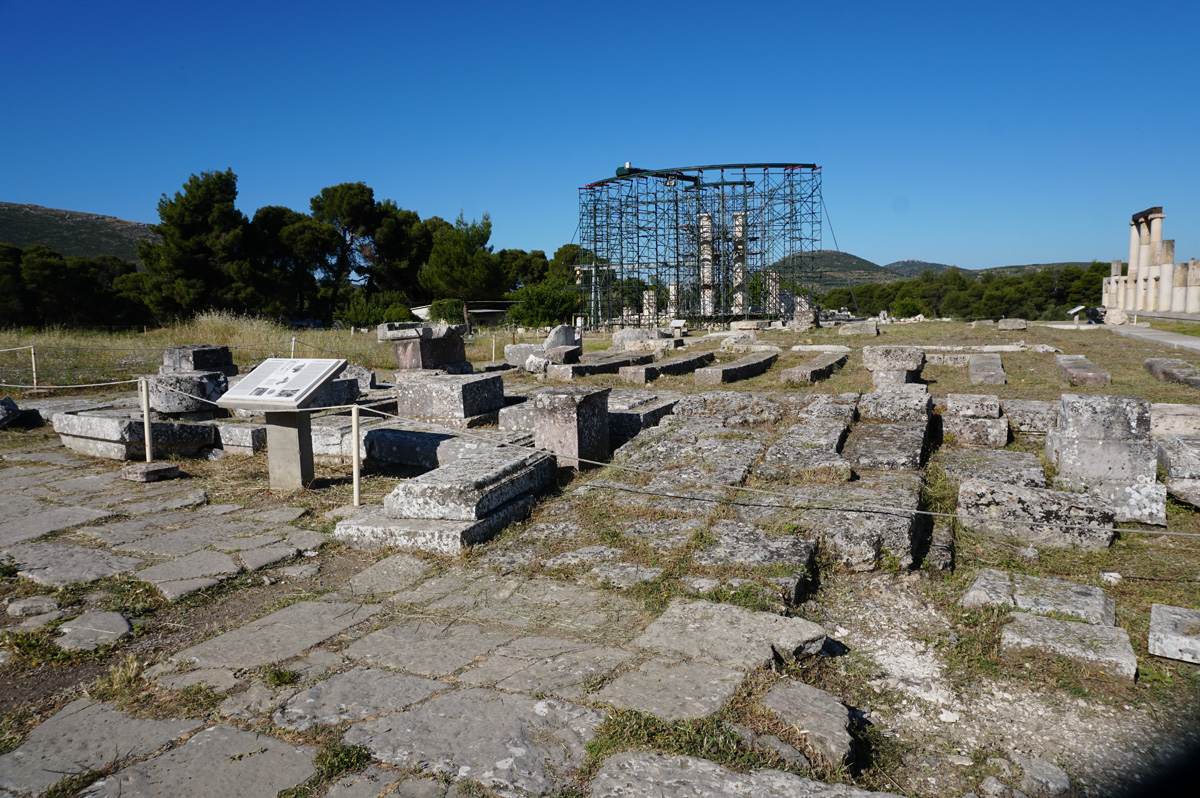 Epidaurus, Temple of Asklepios: Only foundations remain