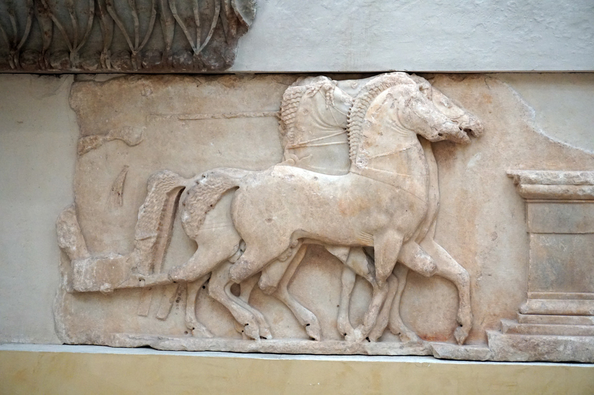 Delphi Archaeological Museum, Siphnian Treasury, ~525 BC