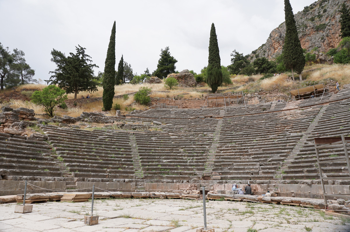 Delphi, Roman Theater
