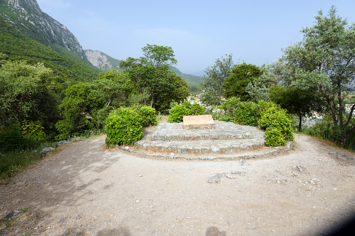 Thermopylae, Kolonos Hill, where the Spartans made their final stand