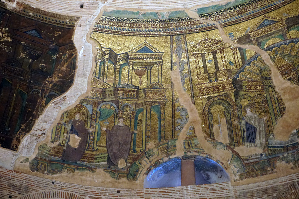 Rotunda of Galerius, Mosaic in dome